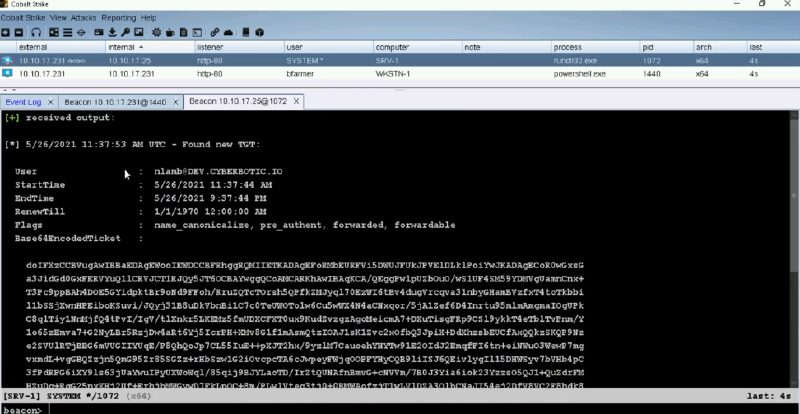 Cobalt Strike Interface